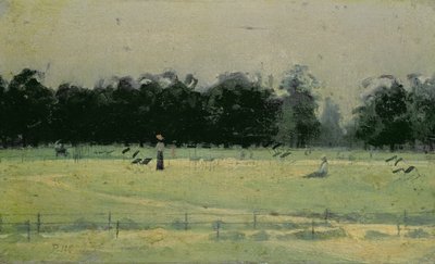 Kensington Gardens, nabij het standbeeld van de Koningin door Paul Fordyce Maitland